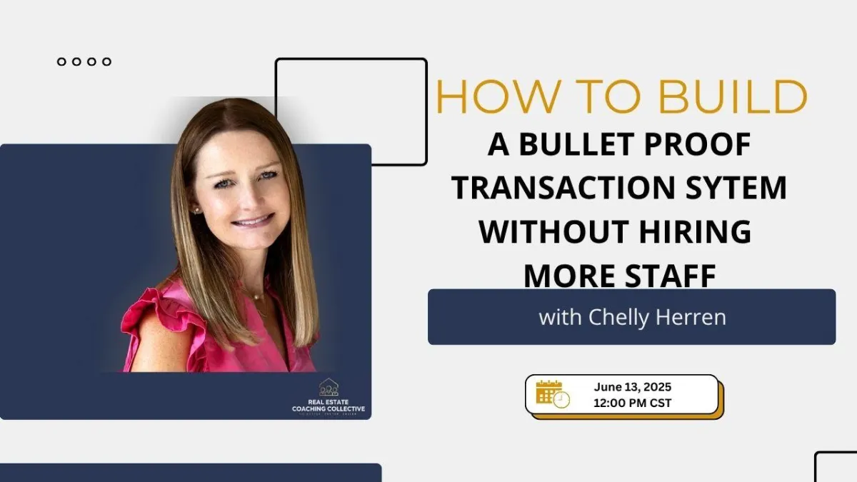 How to Build a Bulletproof Transaction System Without Hiring More Staff with Chelly Herren