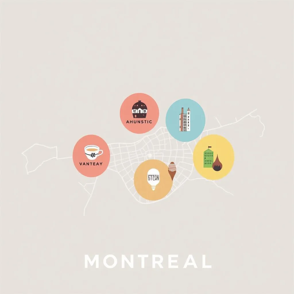  Carte des quartiers Montréalais tendance 2024 pour investissement immobilier