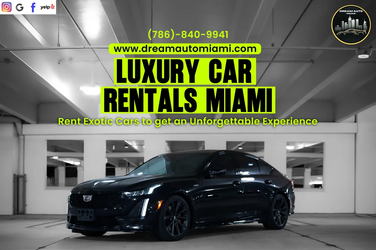 Luxury car rental in Miami