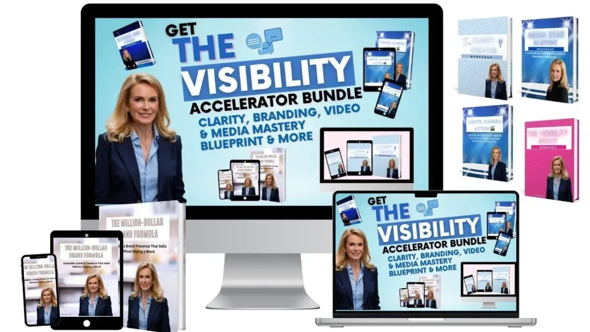 The Visibility Accelerator on a laptop, ipad and iphone