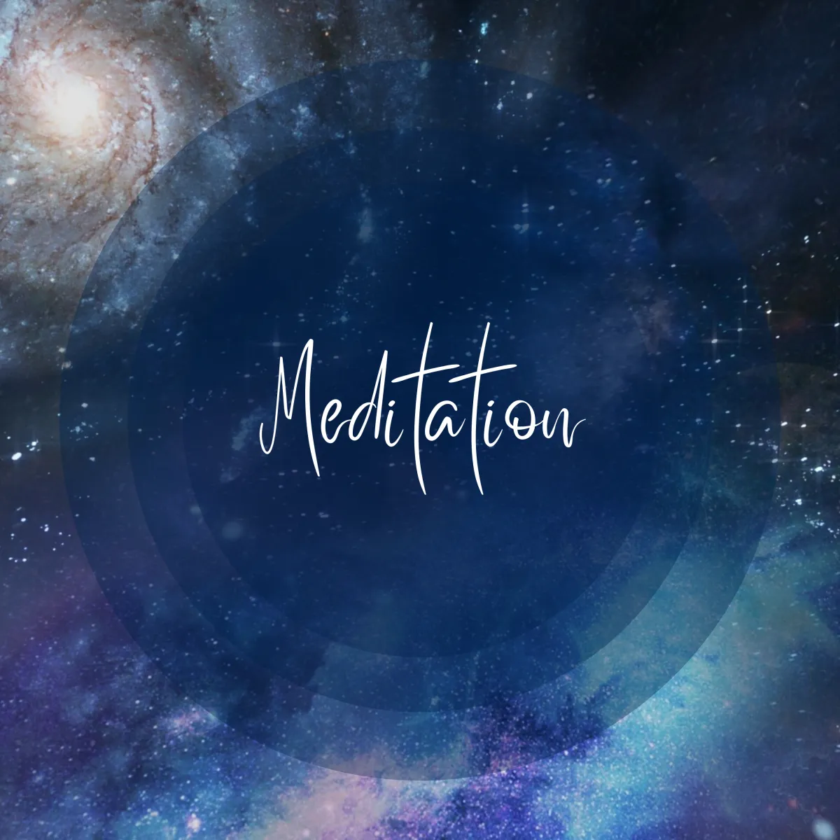 image with word meditation
