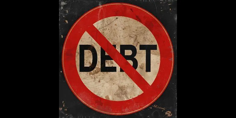 no debt