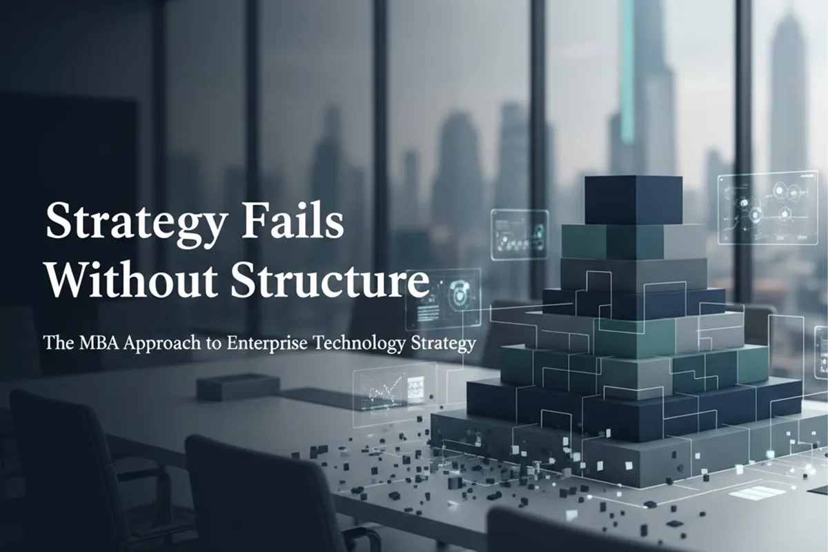The MBA Approach to Enterprise Technology Strategy