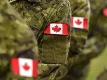 flag on arm