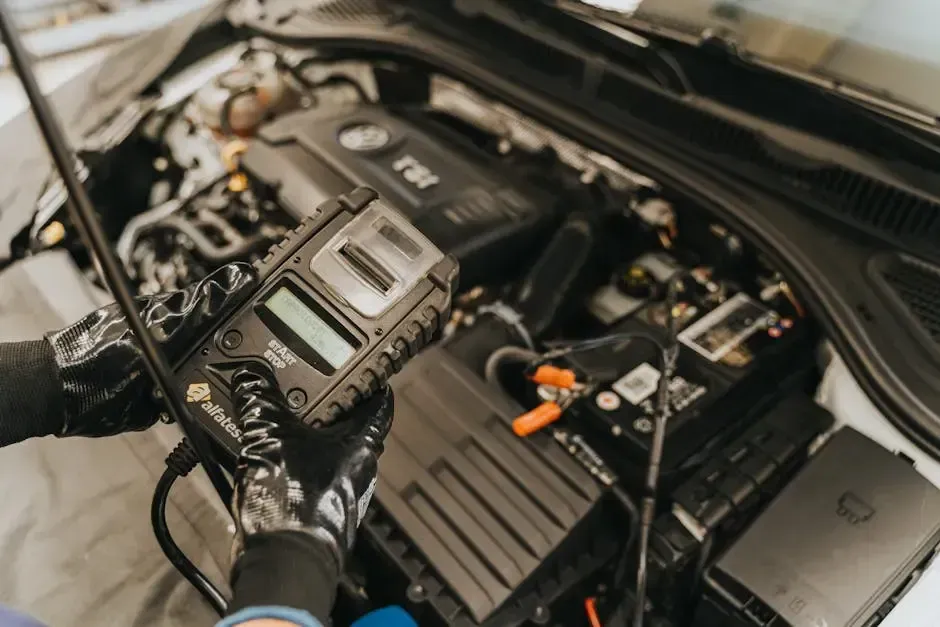 mechanic conducting an oil change