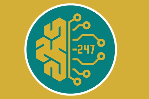 Reach247 Mockup with brand name