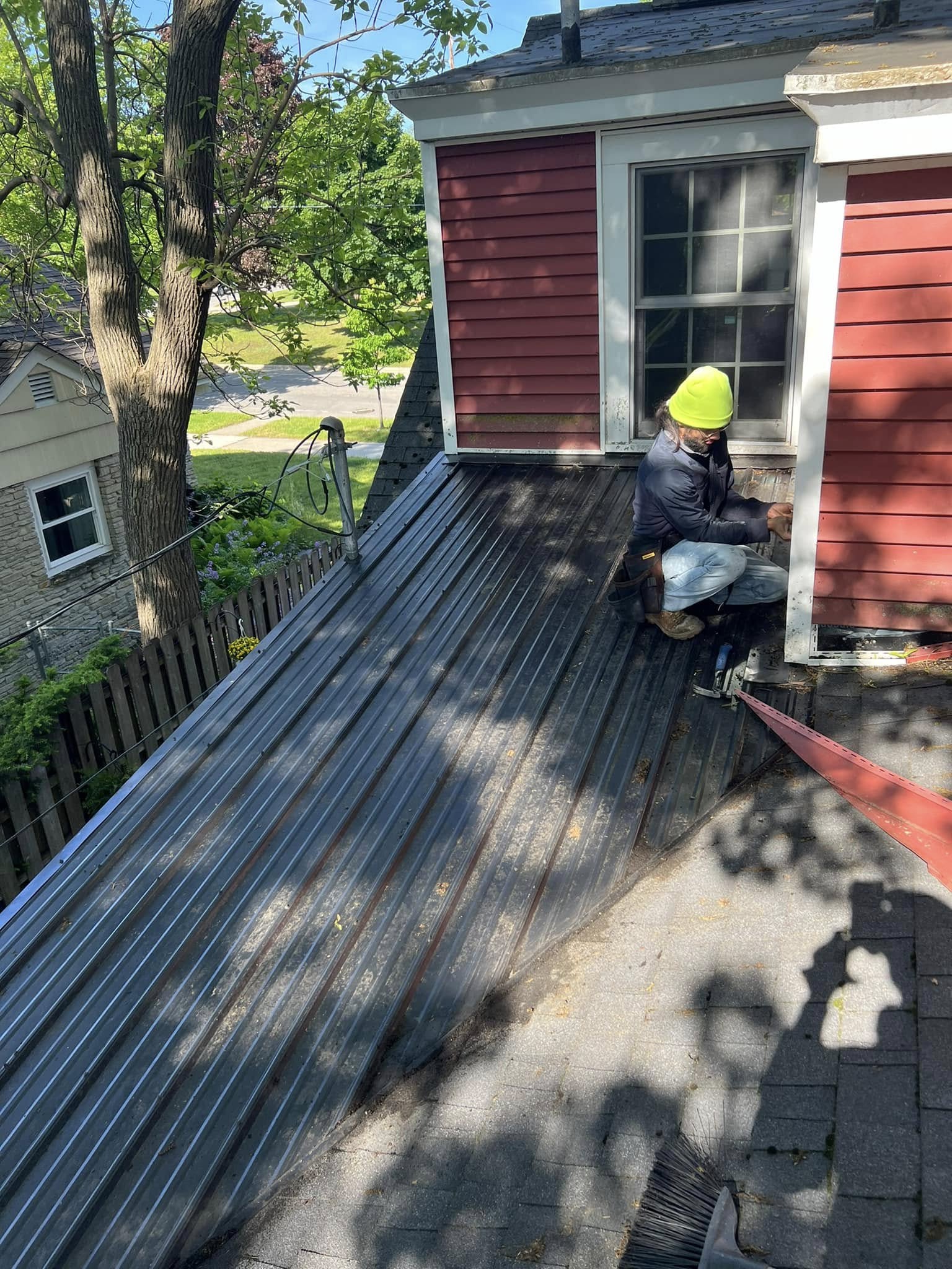 Flat top roof touch ups