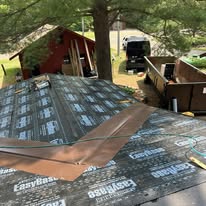 K&M during a roof replacement