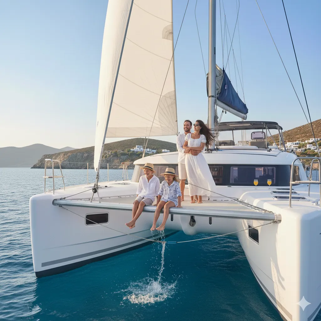 Family Catamaran Holidays in Greece: Why Lagoon 40 is the Perfect Choice