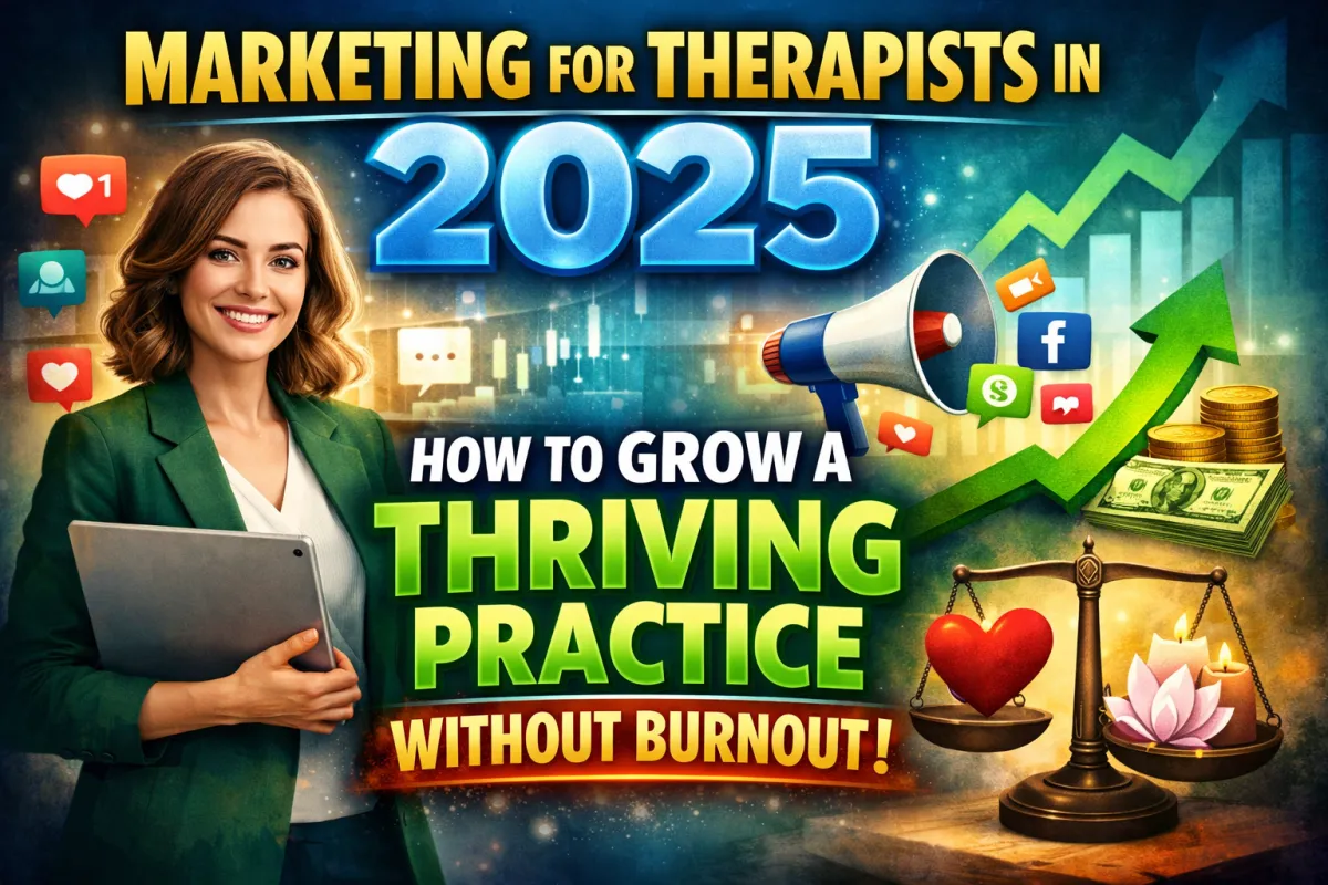 Marketing for Therapists in 2025: How to Grow a Thriving Practice Without Burnout