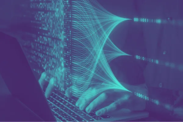 Illustration showing top 15 AI companies to watch in 2025 concept, reflecting innovation and data-driven marketing powered by AI