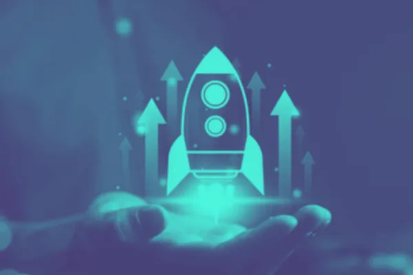 Illustration showing AI for business strategy concept, reflecting innovation and data-driven marketing powered by AI