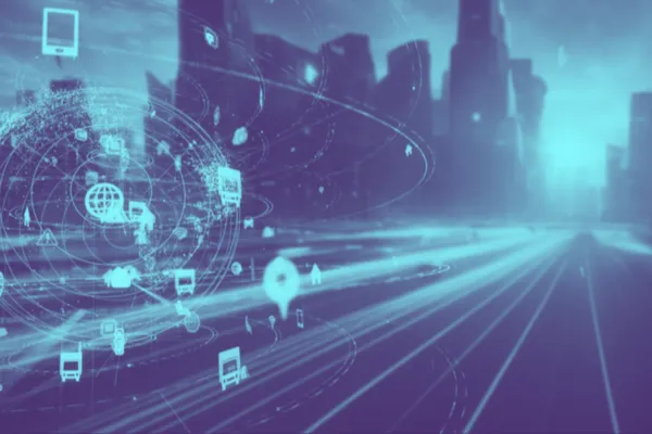 Illustration showing navigating the AI marketing landscape a guide for small to medium sized businesses concept, reflecting innovation and data-driven marketing powered by AI