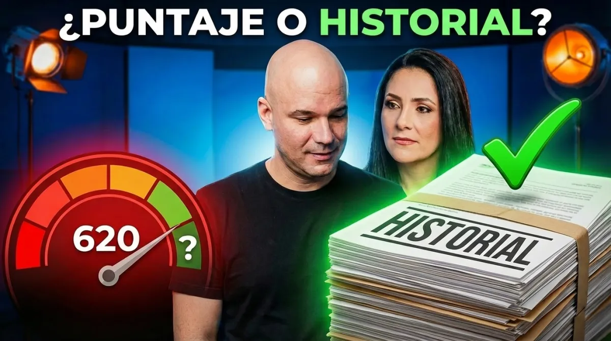 puntaje de crédito vs historial