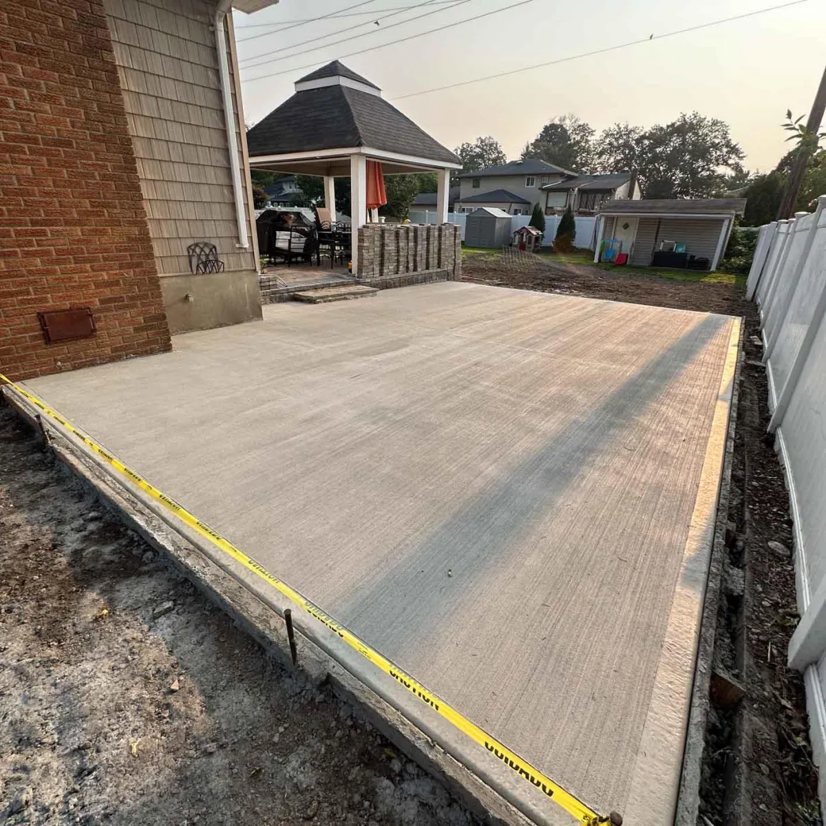 Custom paver patio installation in Warren, NJ by Terroni Contractors