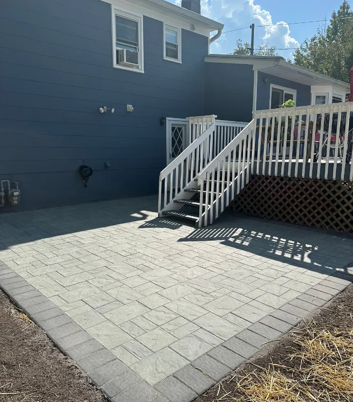 Concrete walkway and hardscape upgrade in Scotch Plains, NJ