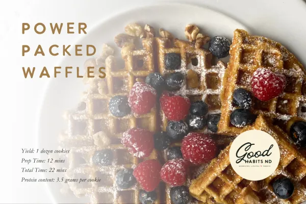 Recipe Card for Dr. Ashley's Power Packed Waffles