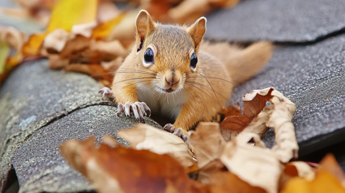 An image of a squirrel in forest