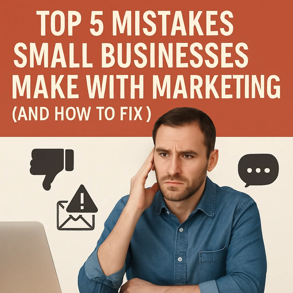 Top 5 Mistakes Small Businesses Make with Marketing (And How to Fix Them)
