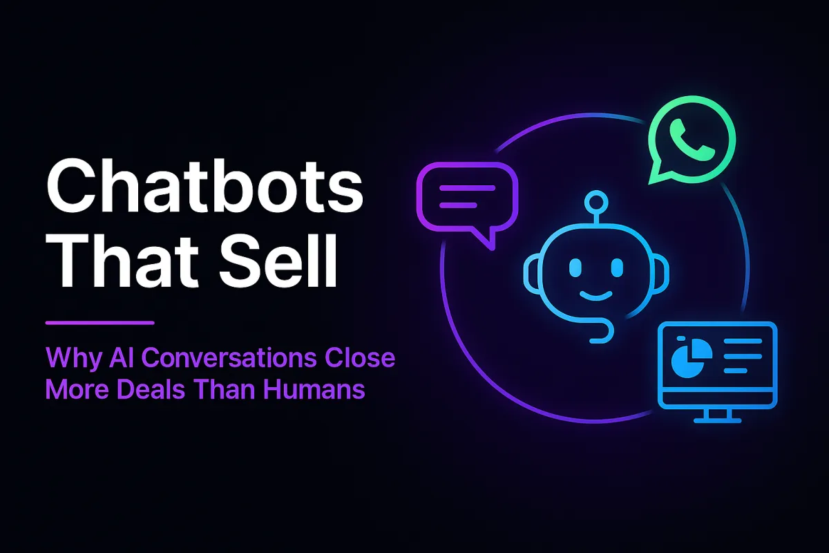 Chatbots That Sell: Why AI Conversations Close More Deals Than Humans