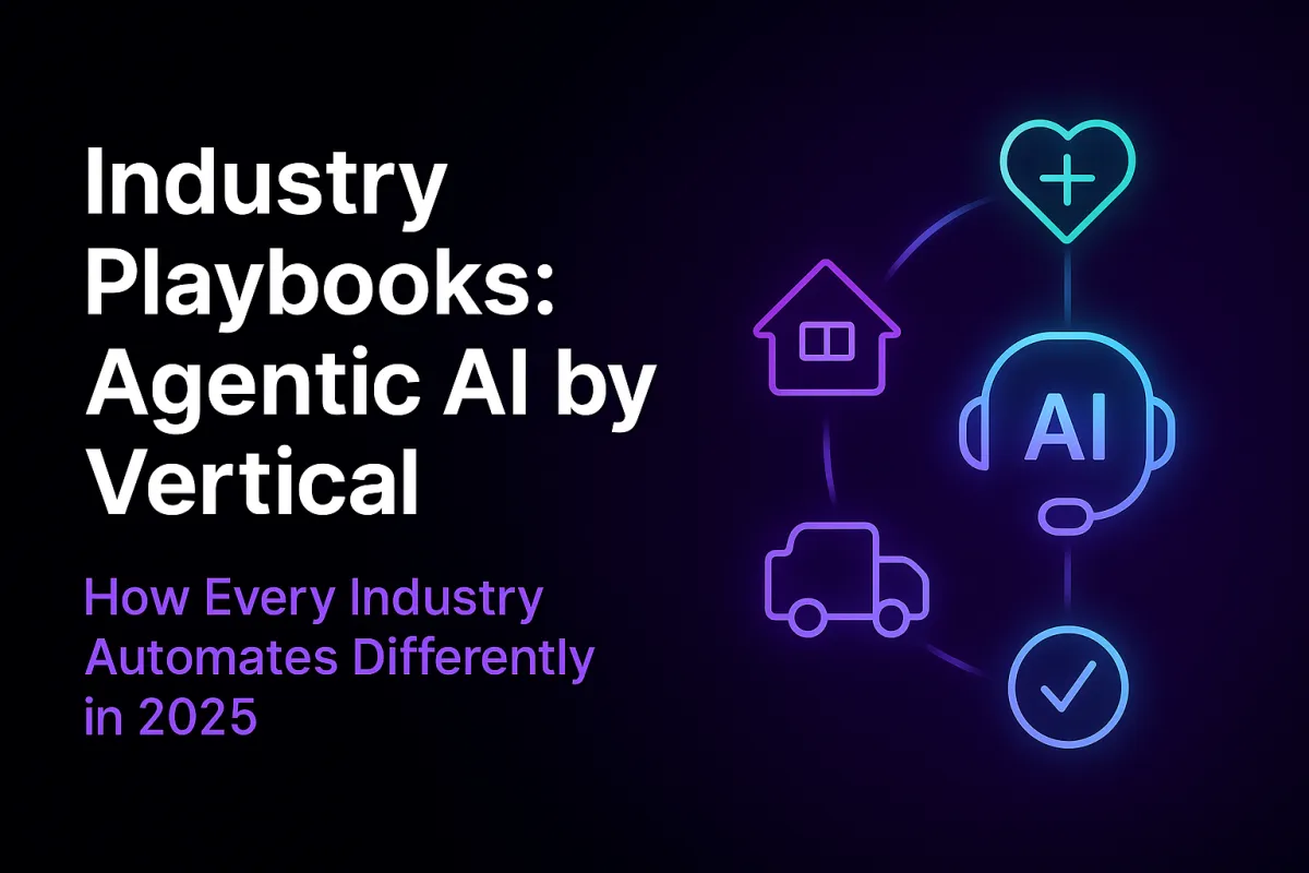 Industry Playbooks: Agentic AI by Vertical