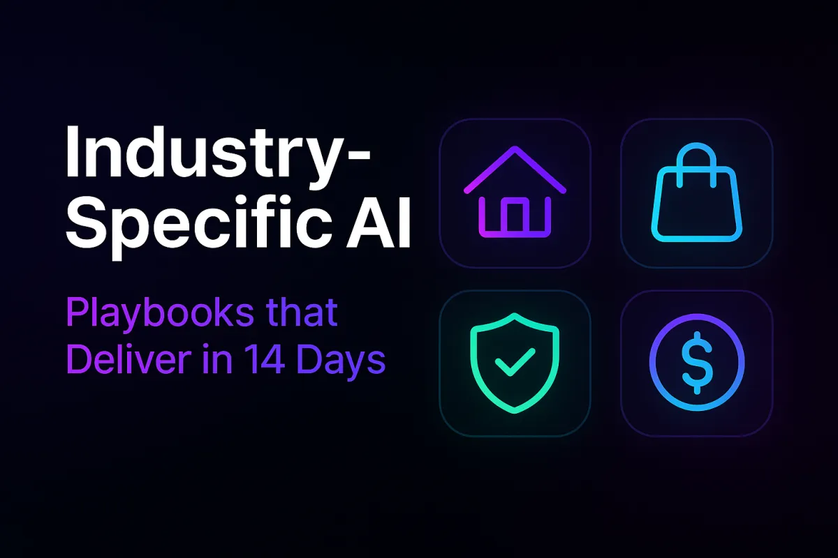 Industry-Specific AI: Practical Playbooks for Real-World Results

