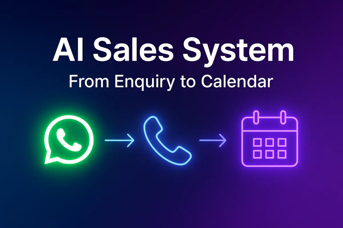 AI Sales System: From Enquiry to Calendar—How Smart Automation Boosts Your Show Rate