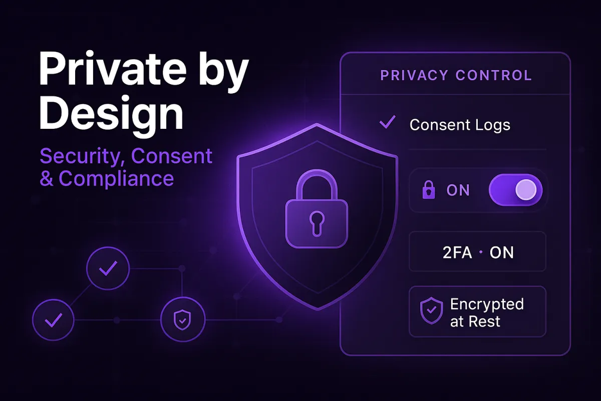 Private by Design: Security, Consent & Compliance in InOne CRM
