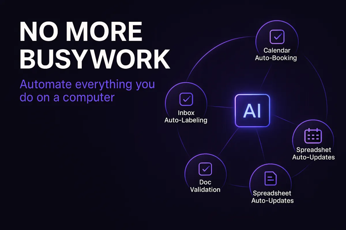 No More Busywork: Automate “Everything You Do on a Compute
