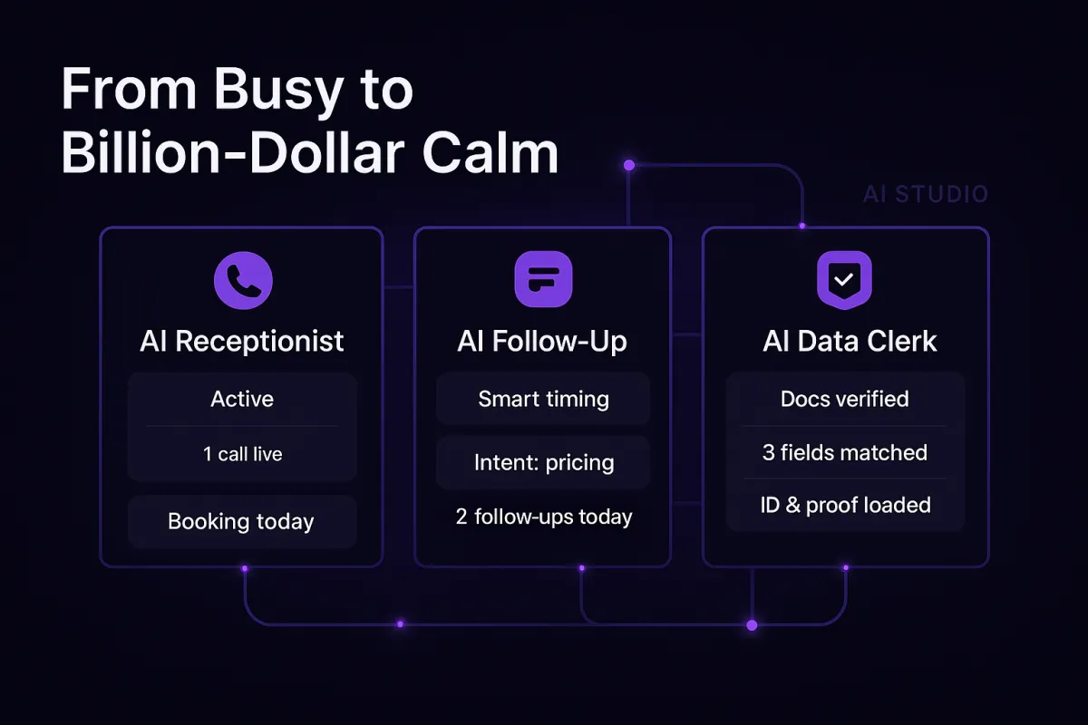 From Busy to Billion-Dollar Calm: How AI Agents Create a Self-Running Company