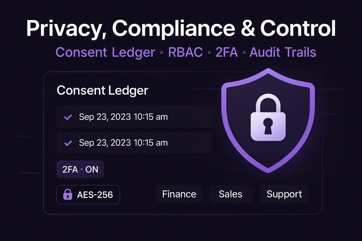 Privacy, Compliance & Control: A CFO’s Guide to POPIA/GDPR-Ready CRM Automation