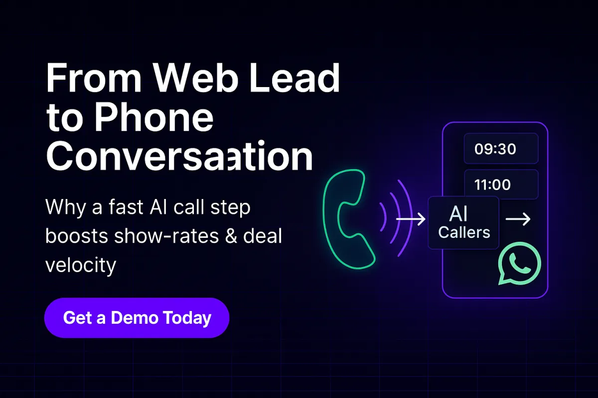From Web Lead to Phone Conversation
