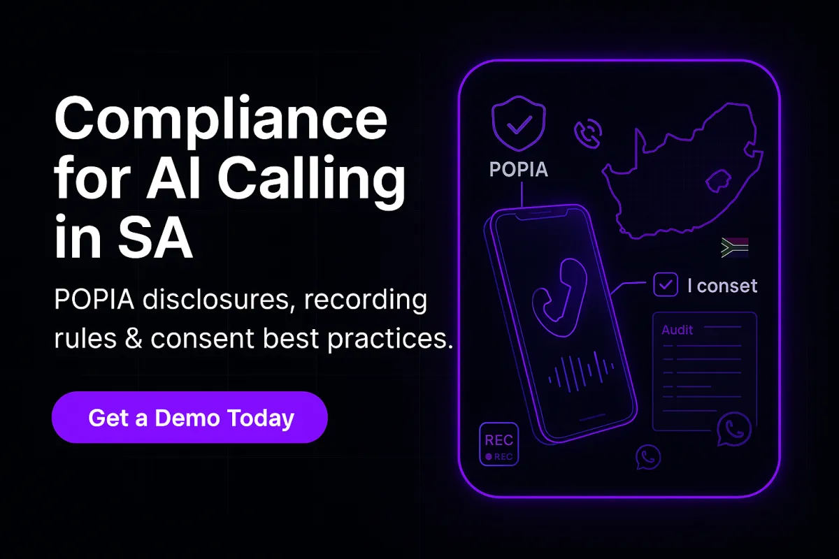 Compliance for AI Calling in SA