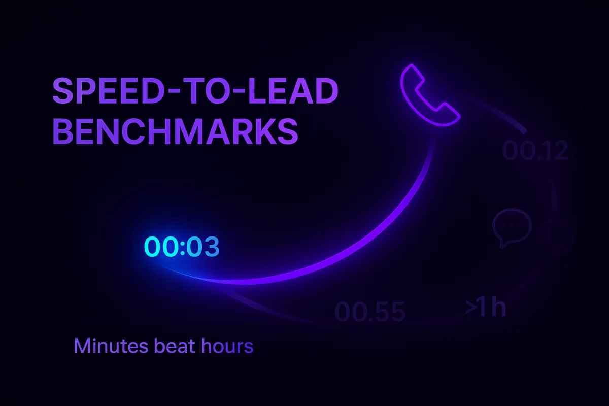 Speed-to-Lead Benchmarks — How minutes vs hours change deal rates (with targets)