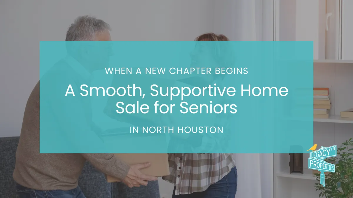 Senior homeowners preparing to sell their home before moving to assisted living