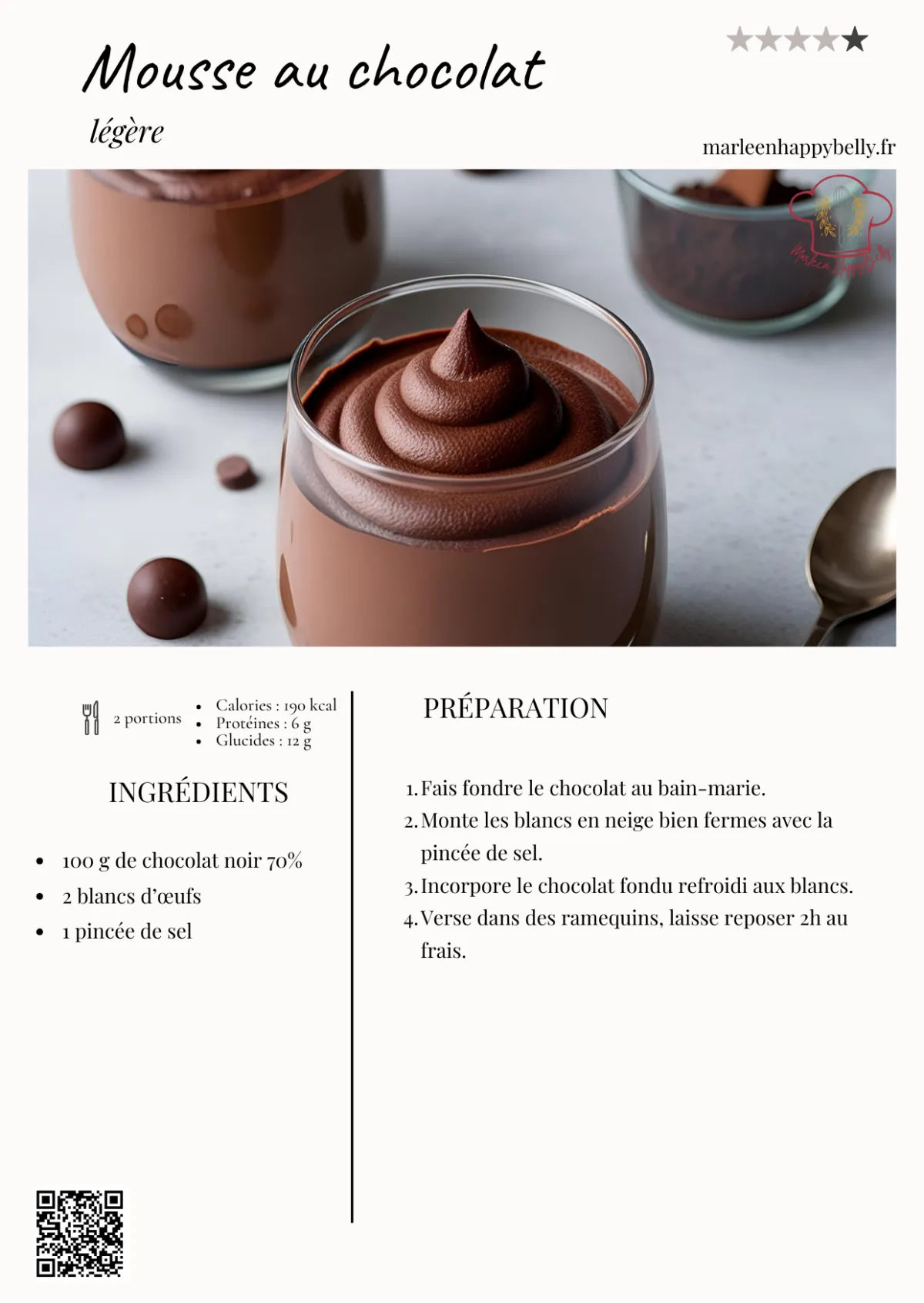 Un vendredi tout doux… et une mousse au chocolat réconfortante 🍫💛