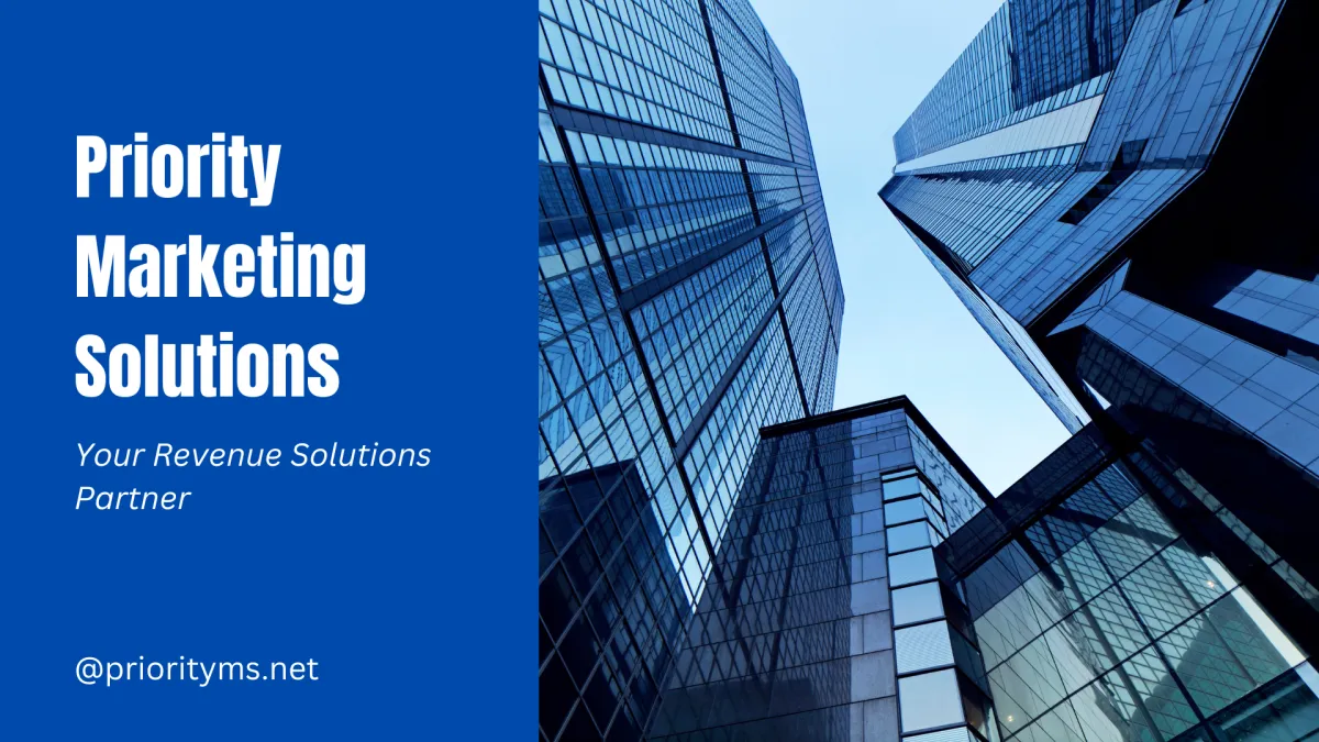 A professional marketing solutions cover image with a modern design, featuring bold text and icons symbolizing digital marketing, SEO, and business growth.