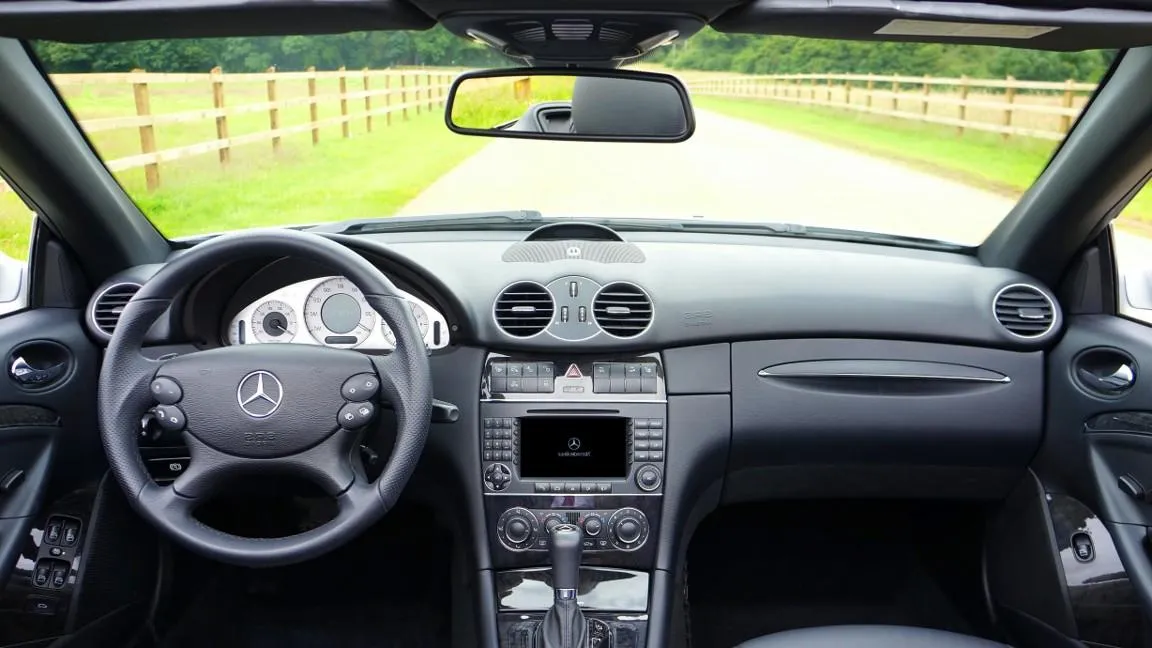 car interior front seat photo