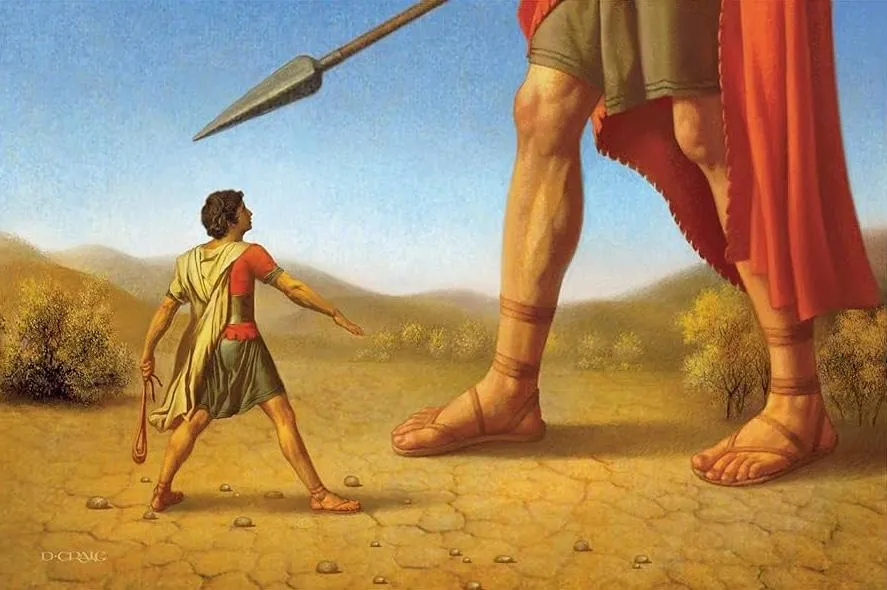 David and Goliath