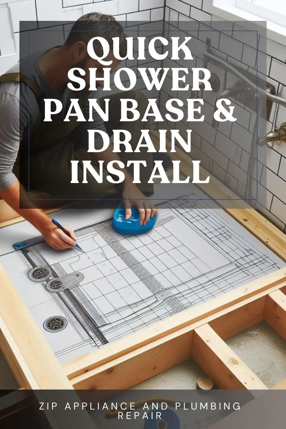 Speedy Shower Upgrade: Install Pan & Drain with Ease!