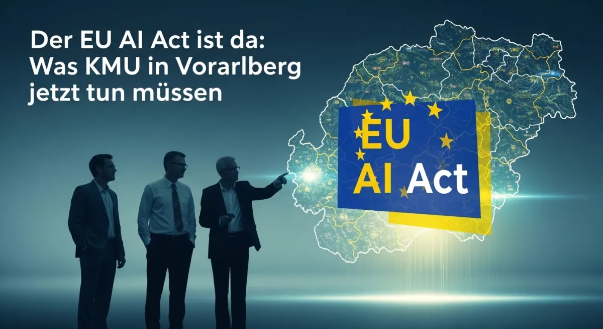 Der EU AI Act ist da: Was KMU in Vorarlberg jetzt tun müssen
