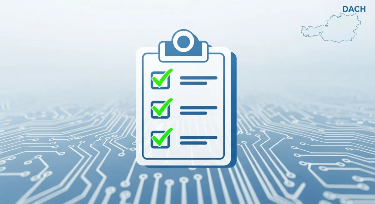 Die KI-Sicherheits-Checkliste für KMU: 10 Fragen, die Sie sich vor dem Einsatz eines neuen Tools stellen sollten.