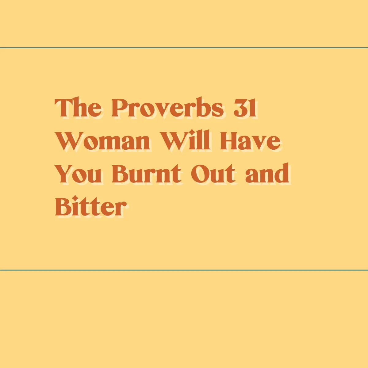 You Were Not Born to Be a Proverbs 31 Woman. How an Open Head Center Keeps You Stuck in Spiritual Perfectionism