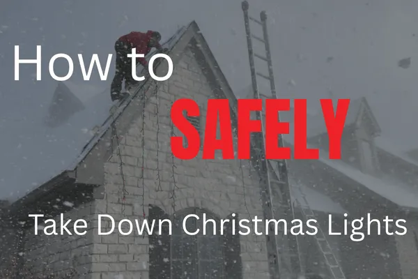 Olympia Christmas lights removal