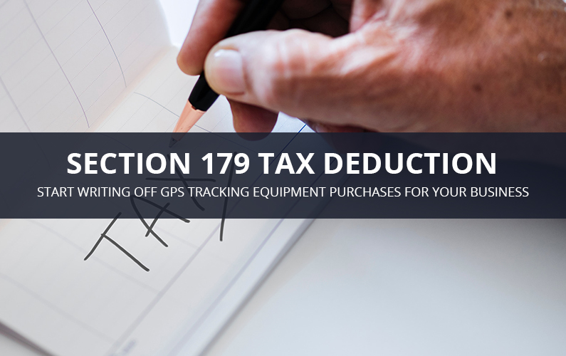 Section 179 GPS Tax Deductions