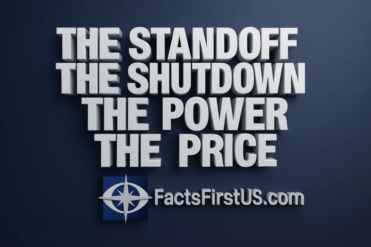 THE STANDOFF. THE SHUTDOWN. THE POWER. THE PRICE.