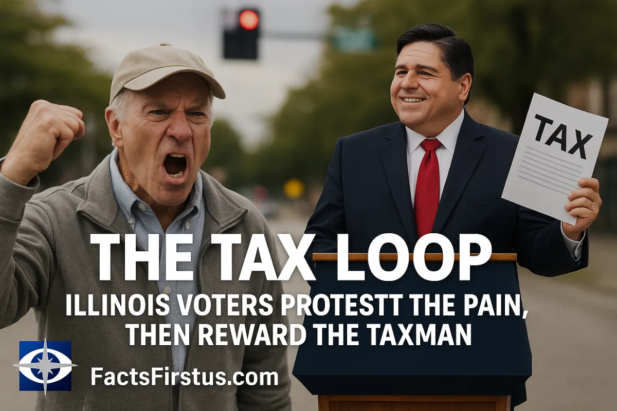 GOOD GRIEF, ILLINOIS: VOTERS HATE TAXES BUT KEEP VOTING FOR MORE