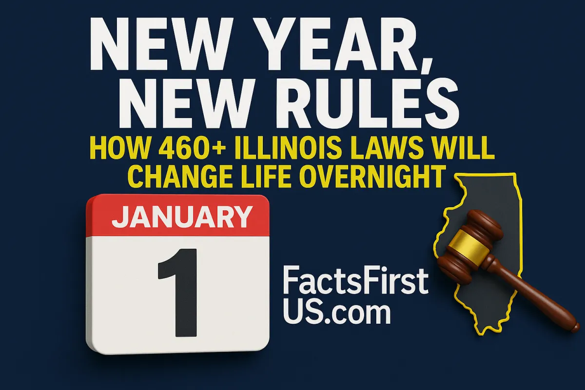 NEW YEAR, NEW RULES: HOW 460+ ILLINOIS LAWS WILL CHANGE LIFE OVERNIGHT