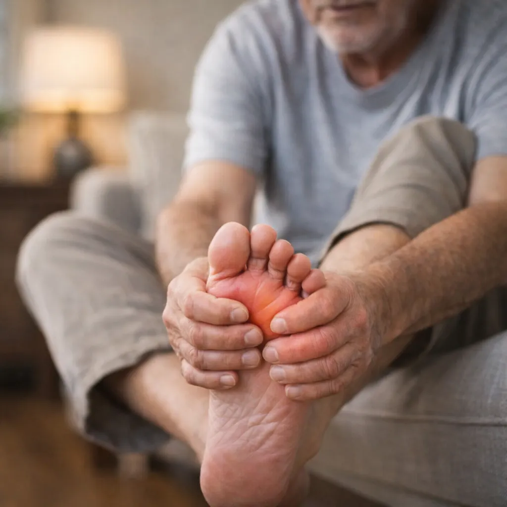 neuropathy causes aging nerve pain in feet
