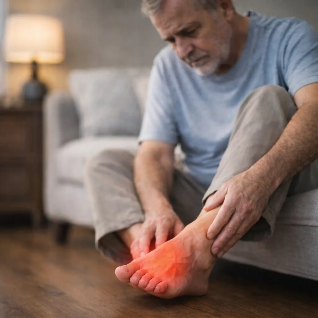 neuropathy vs nerve compression foot pain symptoms
